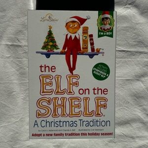 NEW Elf on the shelf book and boy elf